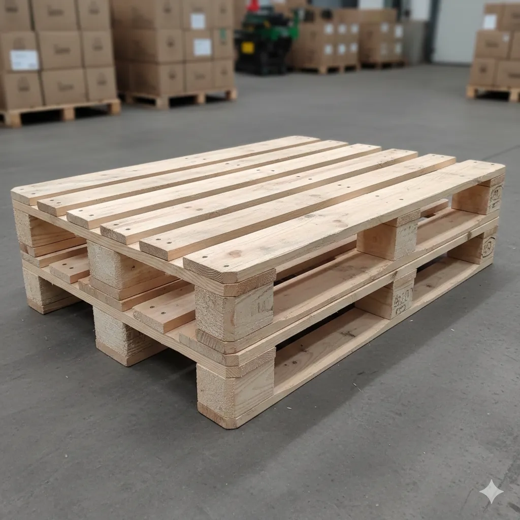 Endüstriyel Ahşap Palet (80x120)